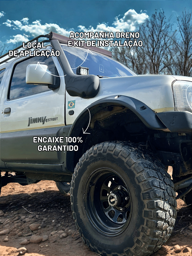 Snorkel Jimny 2000 até 2012 Savana Snorkel Jimny 2000 até 2012 Savana