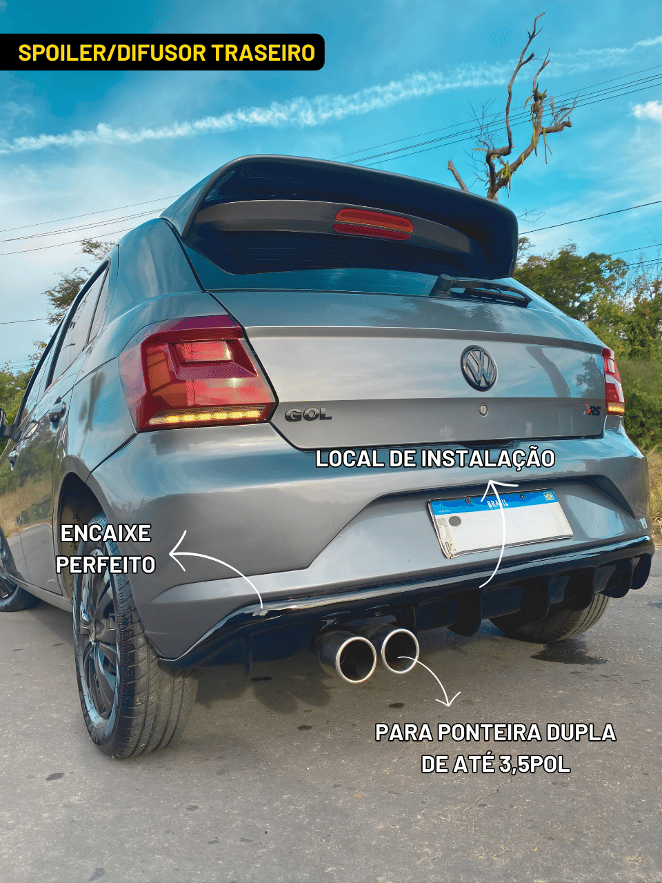 Kit Esportivo Gol G7/G8 - Sem Aerofólio