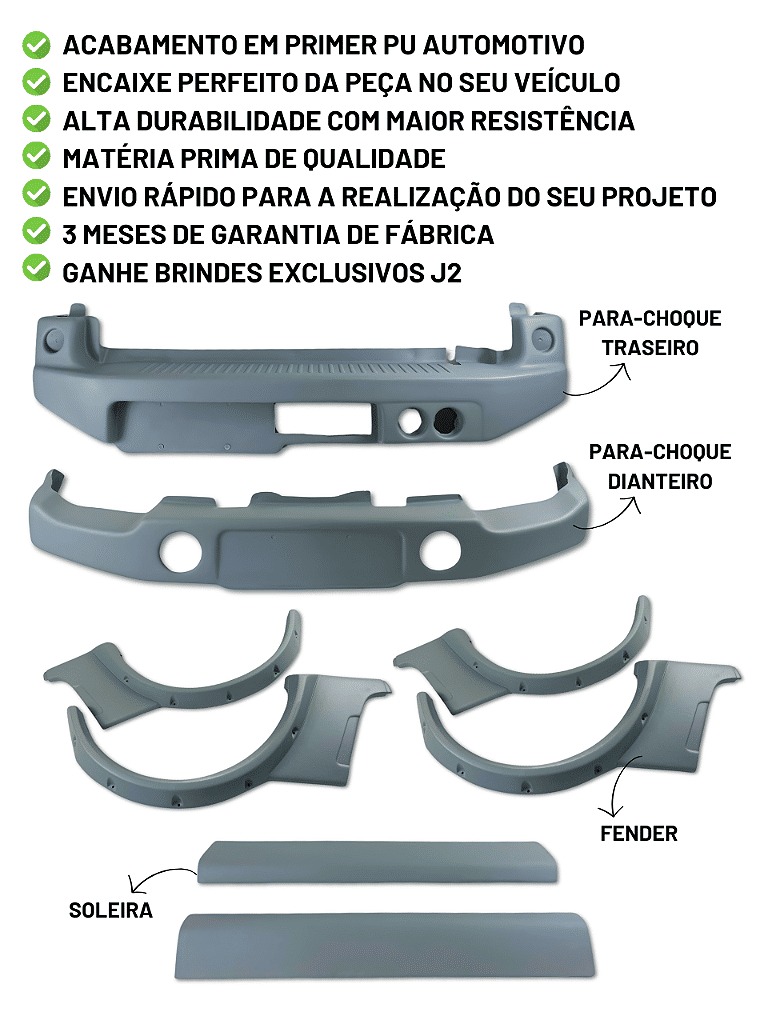 Kit Suzuki Jimny 1999 até 2018