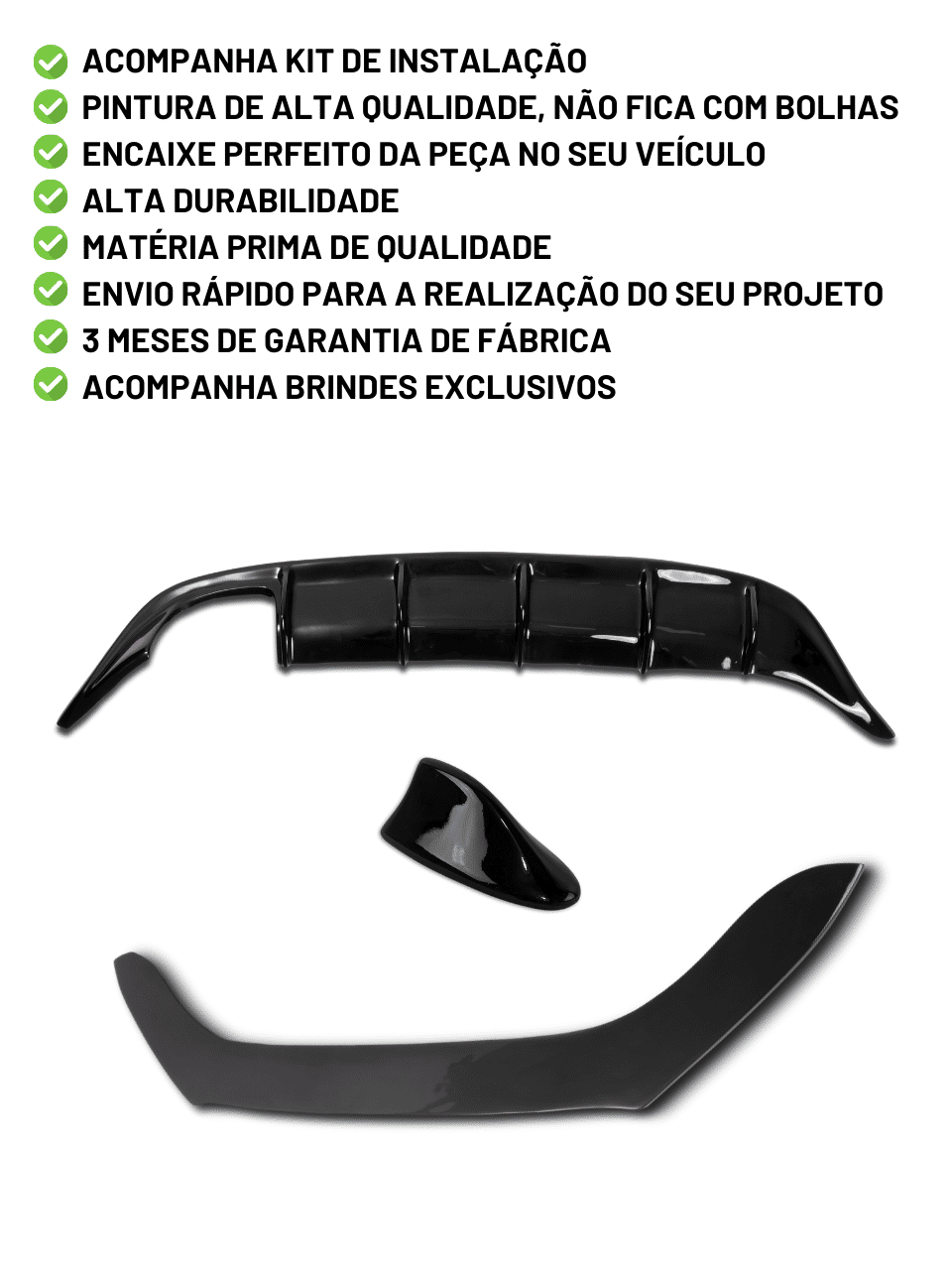 Kit Esportivo Vw Up 2018 à 2021 - Sem Aerofólio Kit Esportivo Vw Up 2018 à 2021 - Sem Aerofólio