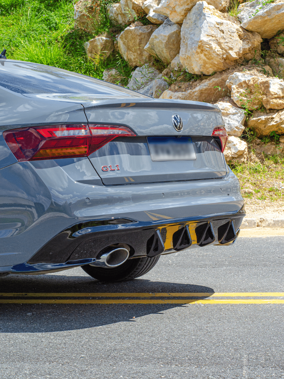 Spoiler Difusor Traseiro Jetta 2022 a 2026 GLI