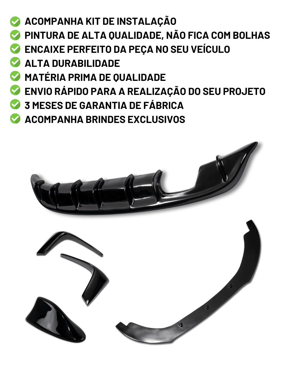 Kit Esportivo Gol G7/G8 - Sem Aerofólio