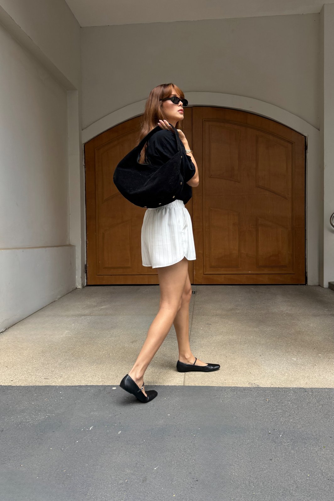 SHORTS ALFAIATARIA ELLEN OFF WHITE