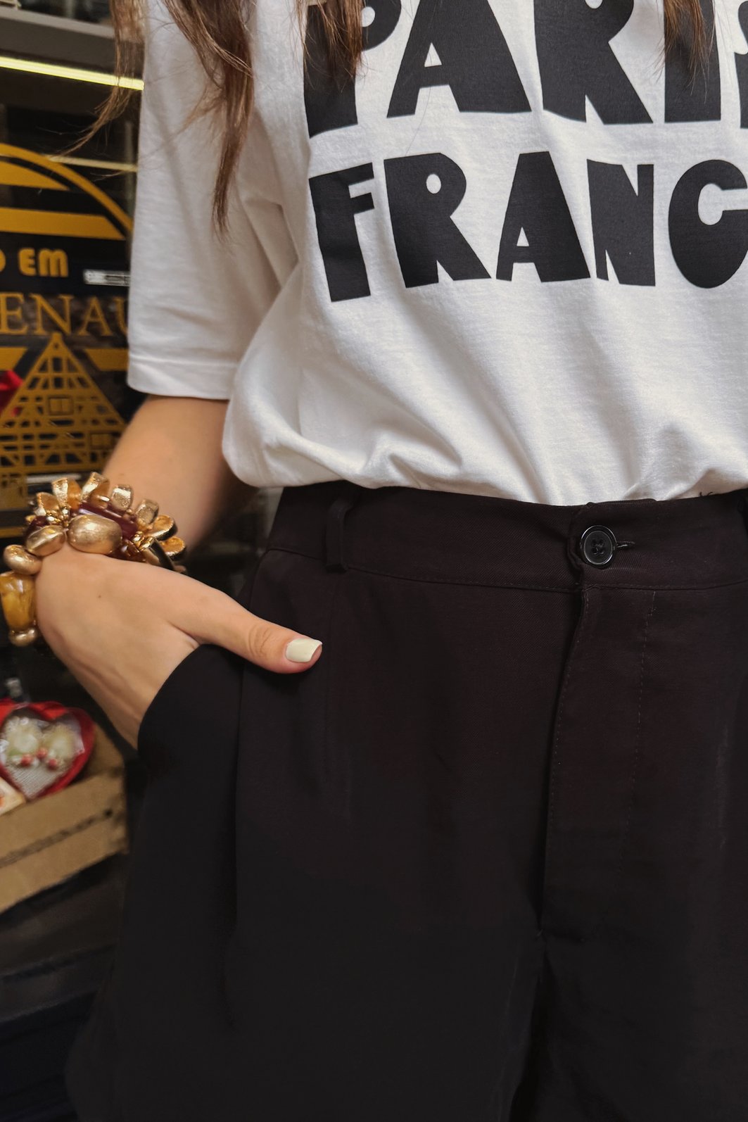 SHORTS ALFAIATARIA BARCELONA PRETO