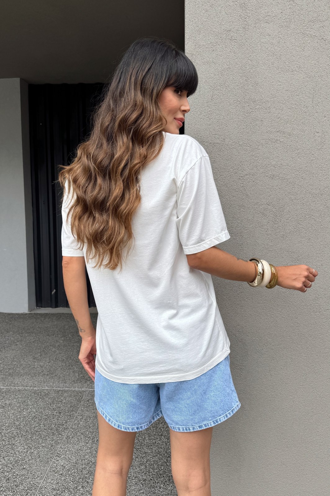 T-SHIRT ESTONADA LIFE HAS A MEMORY OFF WHITE