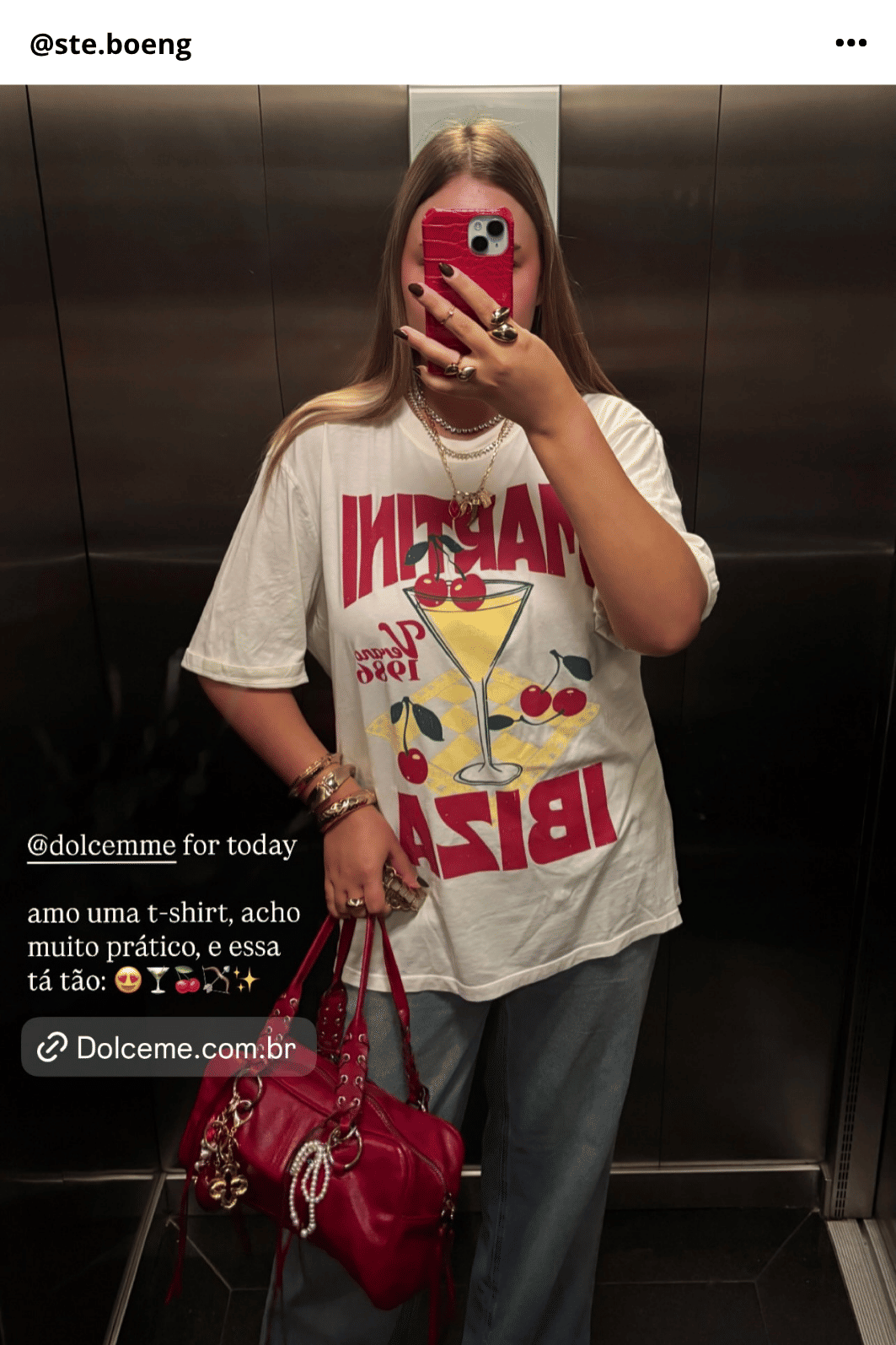 T-SHIRT OVERSIZED MARTINI IBIZA OFF WHITE