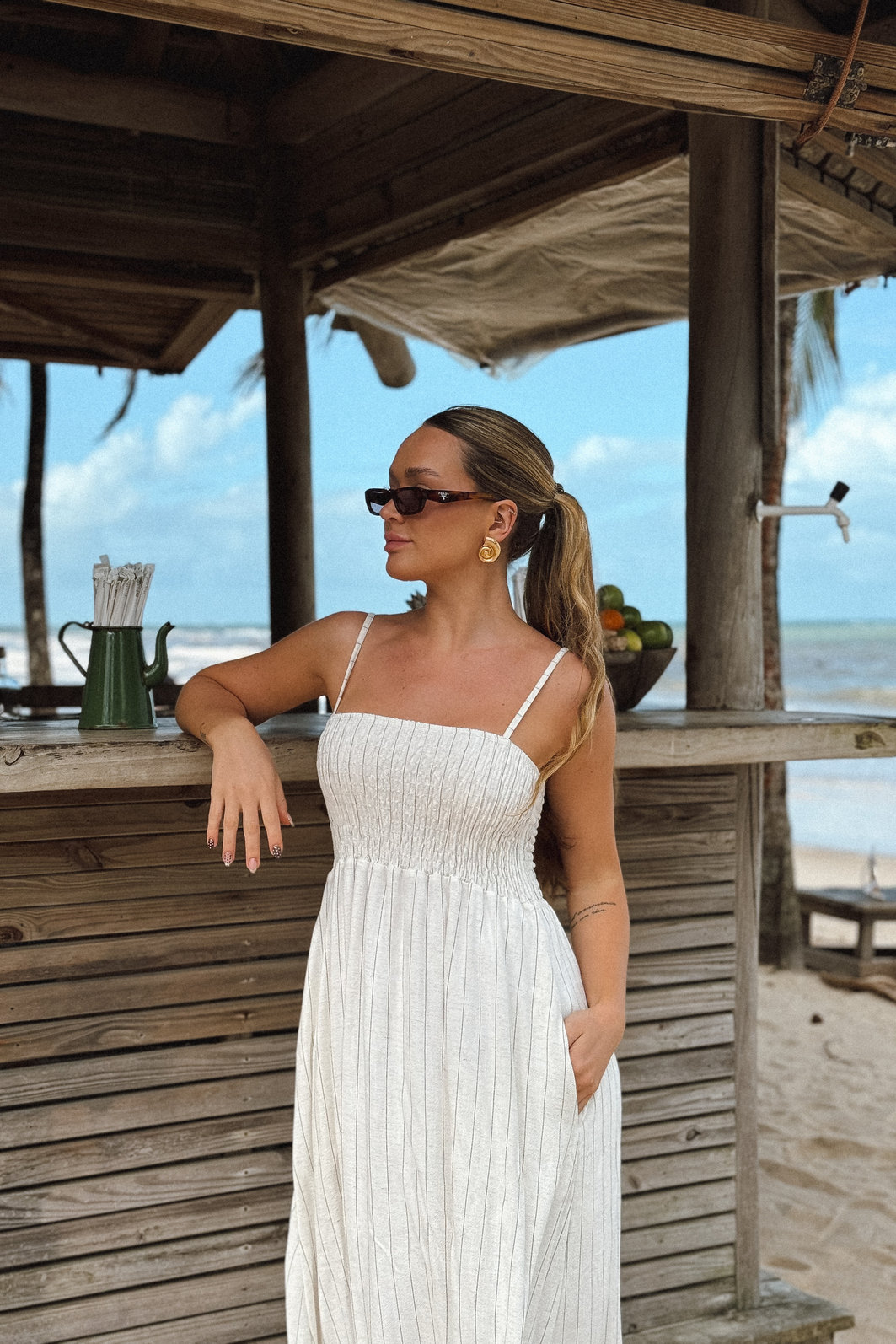 VESTIDO MIDI PANDORA RISCA DE GIZ