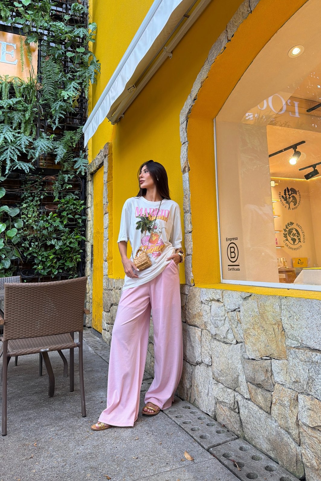 T-SHIRT OVERSIZED SUMMER MADRID OFF WHITE