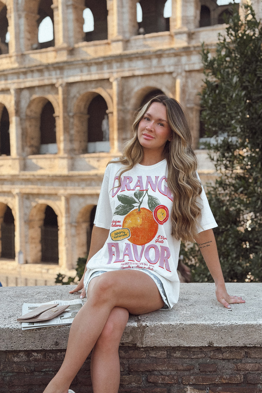 T-SHIRT OVERSIZED ORANGE FLAVOR