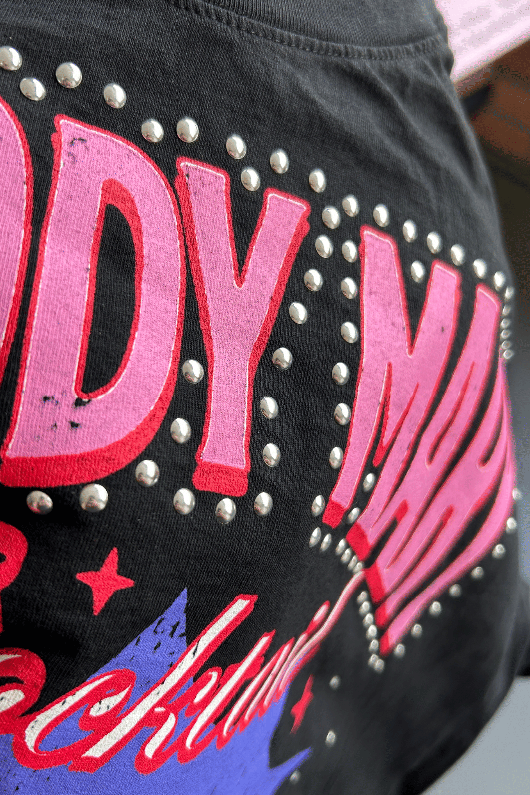 T-SHIRT OVERSIZED BLOODY MARY COCKTAIL (COM METAIS) PRETA