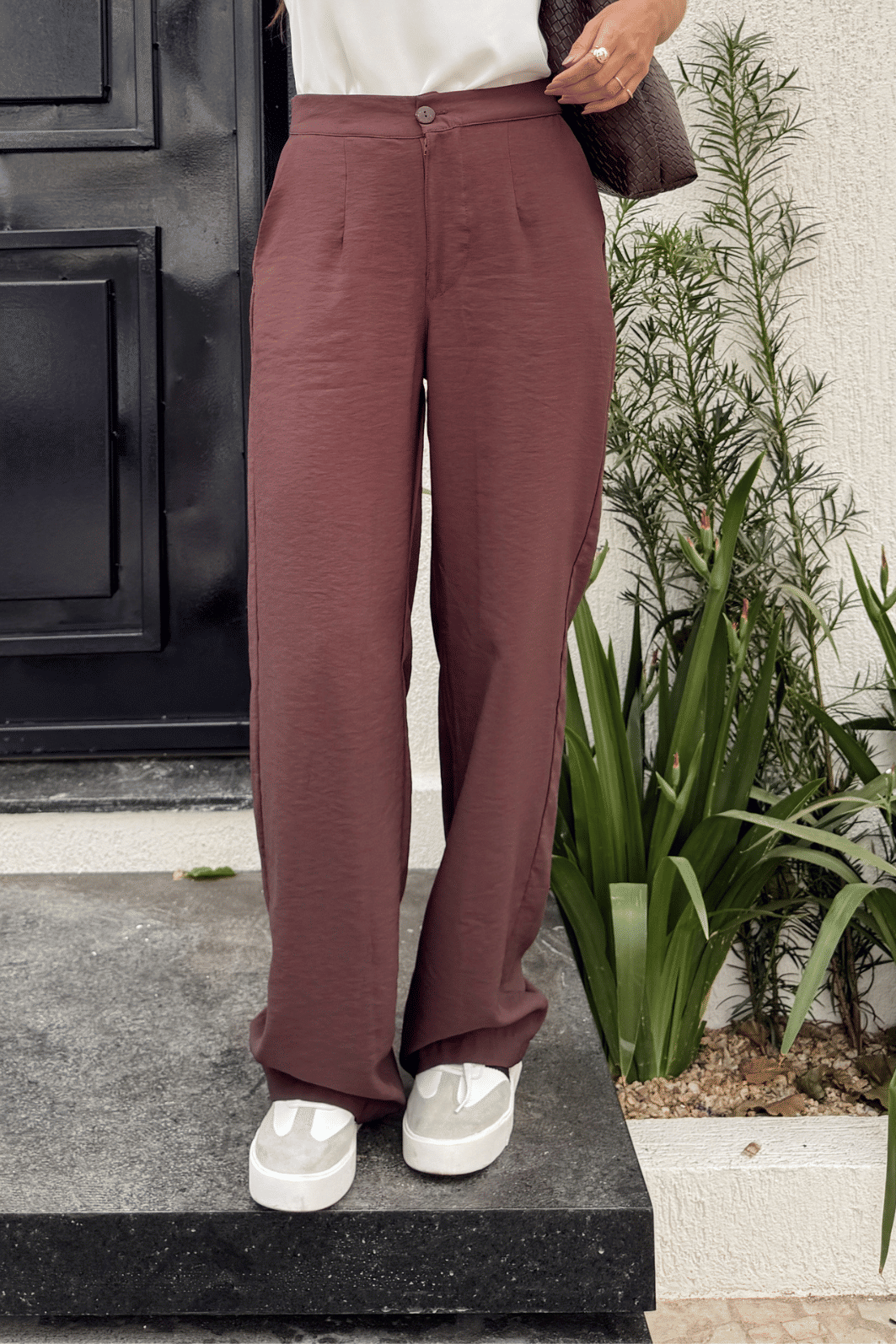 CALÇA ALFAIATARIA PORTOFINO MARROM