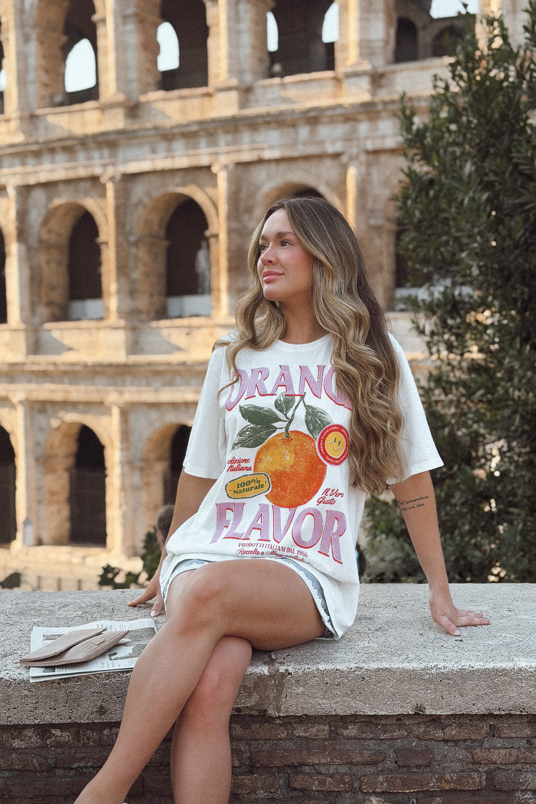 T-SHIRT OVERSIZED ORANGE FLAVOR