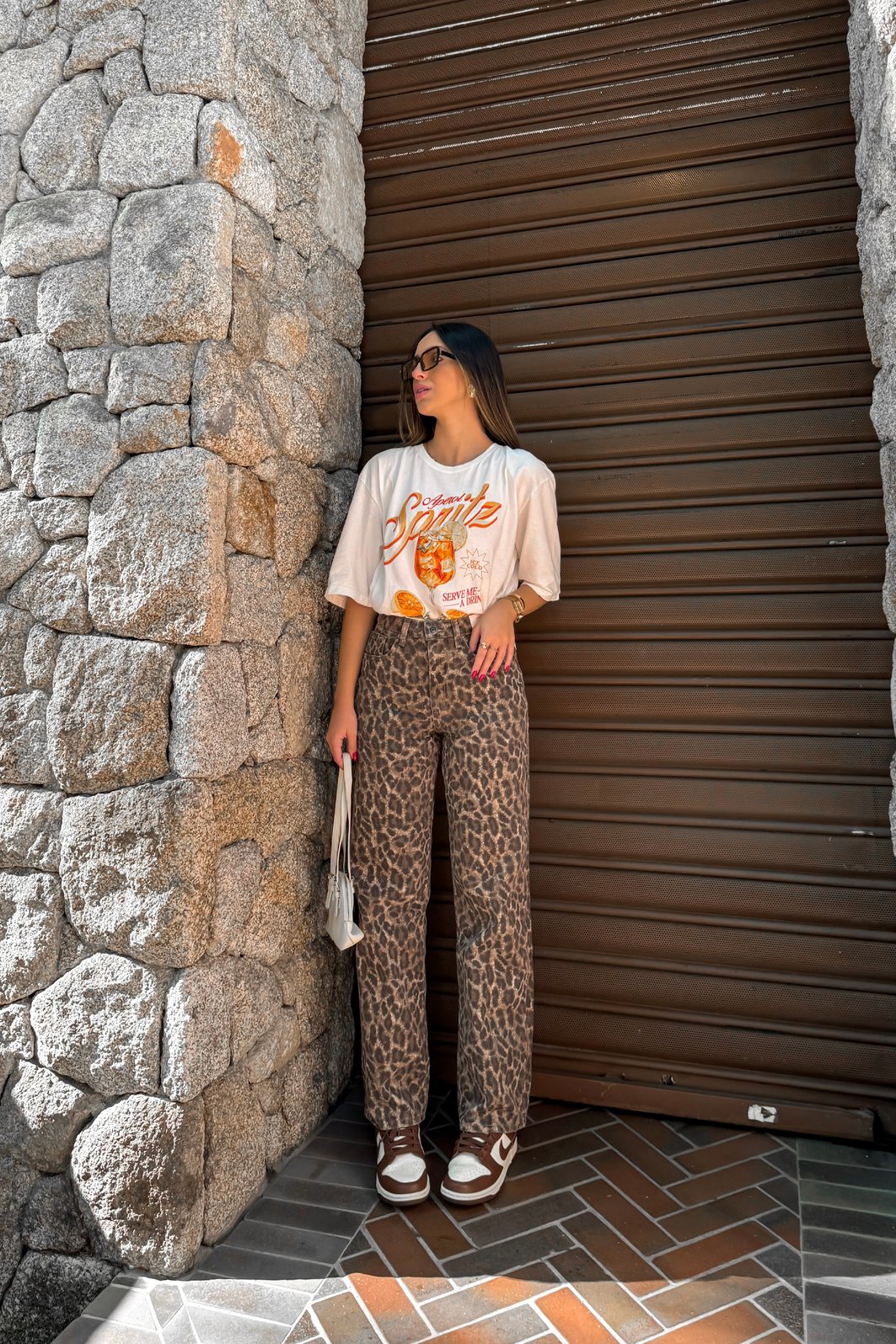 T-SHIRT OVERSIZED APEROL SPRITZ OFF WHITE