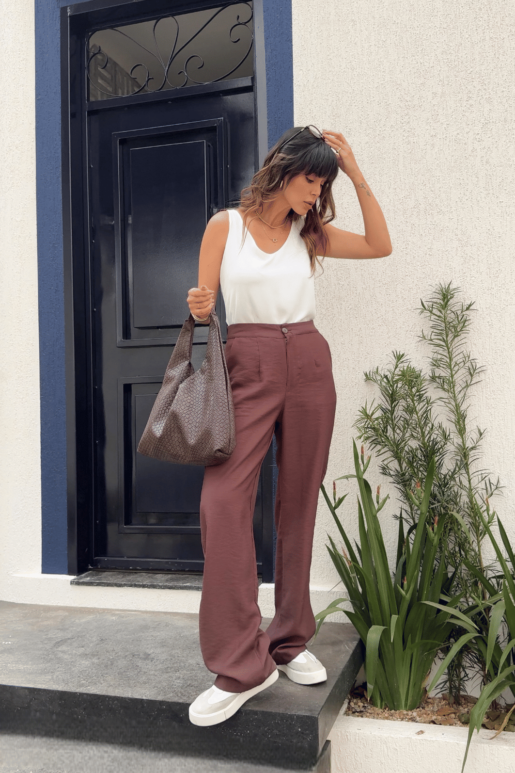 CALÇA ALFAIATARIA PORTOFINO MARROM