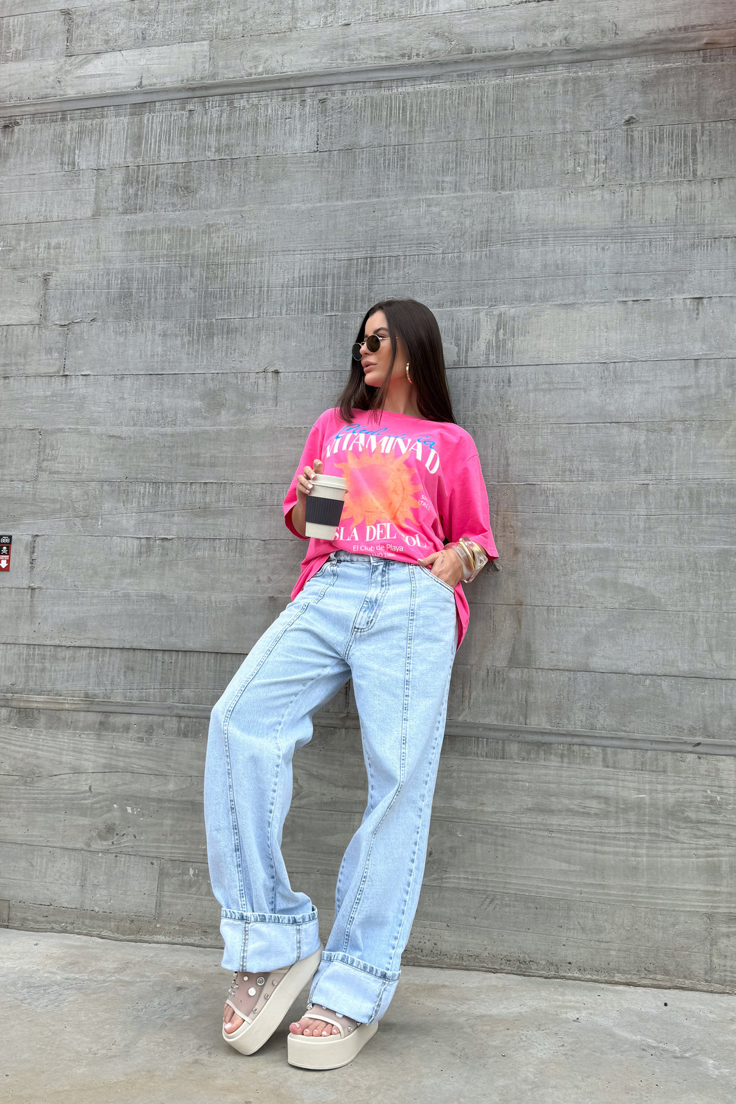 T-SHIRT OVERSIZED VITAMINA D ROSA SUMMER