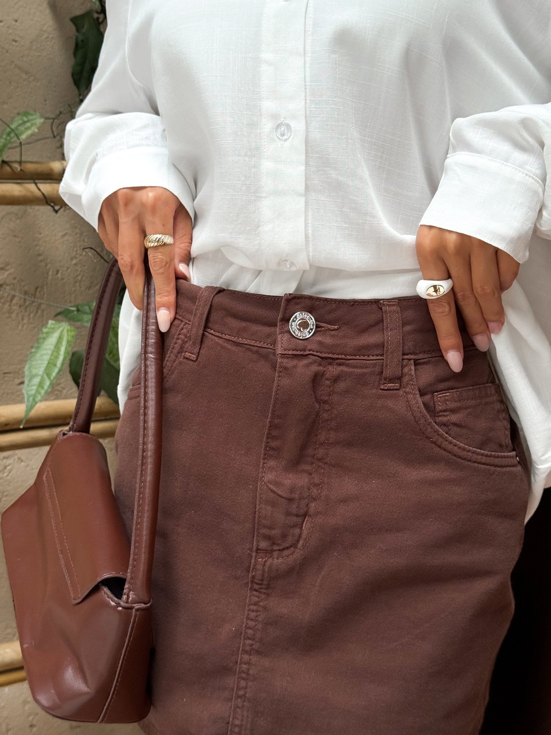 SHORTS SAIA SARJA STACY MARROM