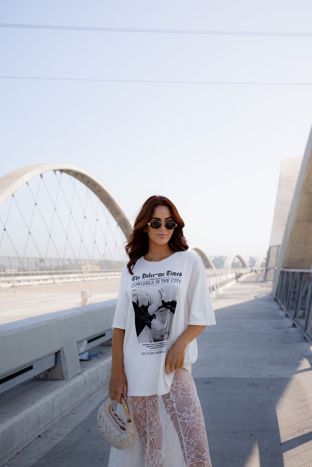 T-SHIRT OVERSIZED ESTONADA JOURNAL GIRLS OFF WHITE