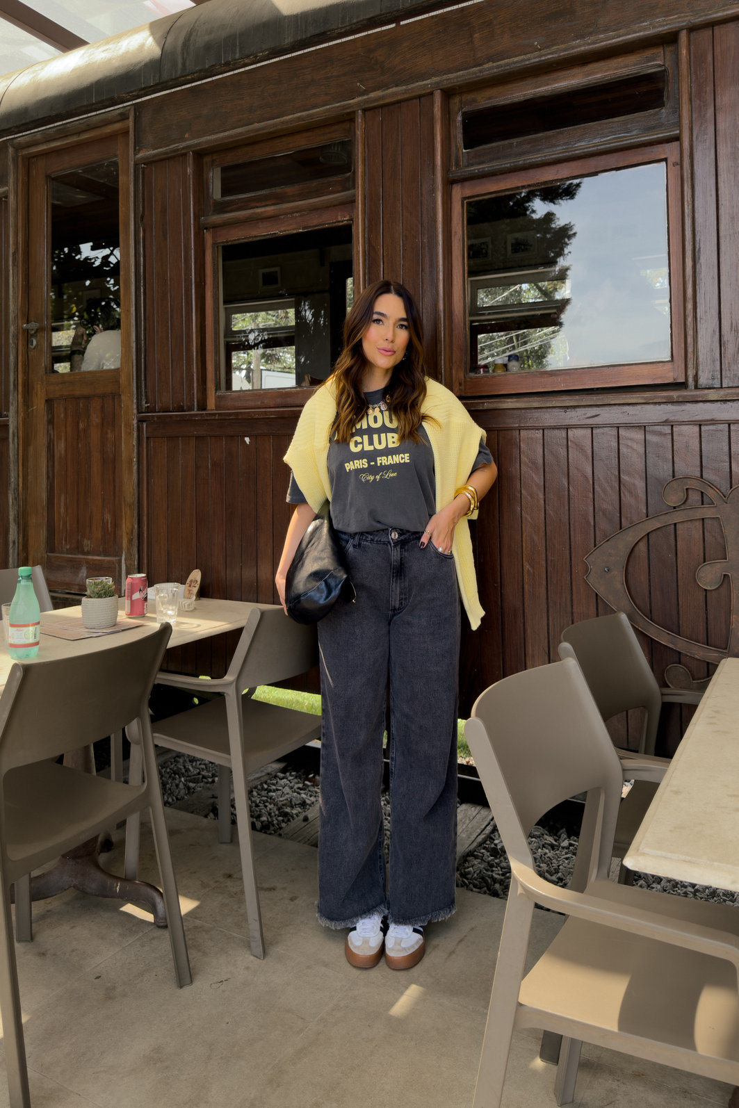 TRICOT COM ZIPER GRACE AMARELO MANTEIGA