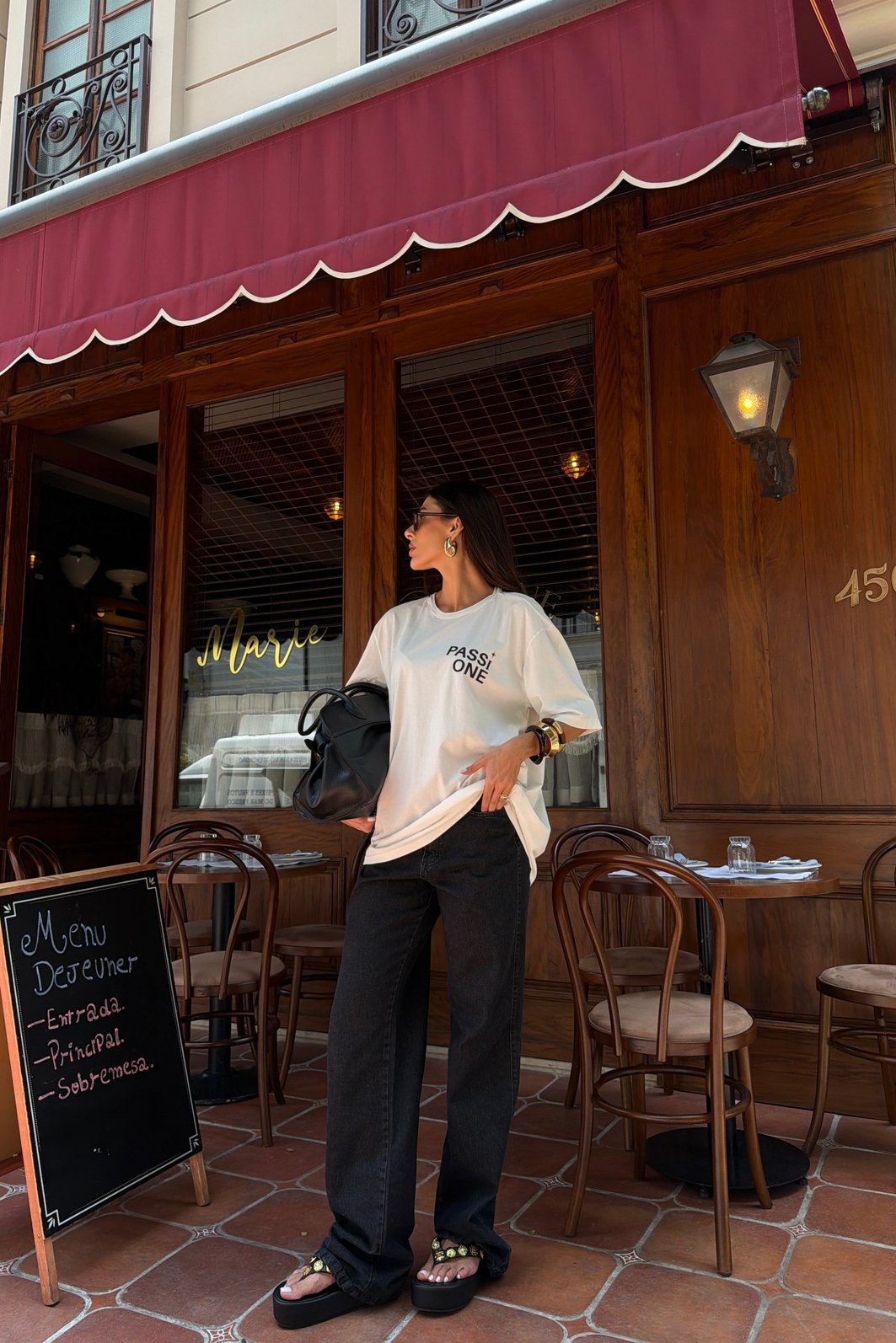 T-SHIRT OVERSIZED PASSIONE OFF WHITE