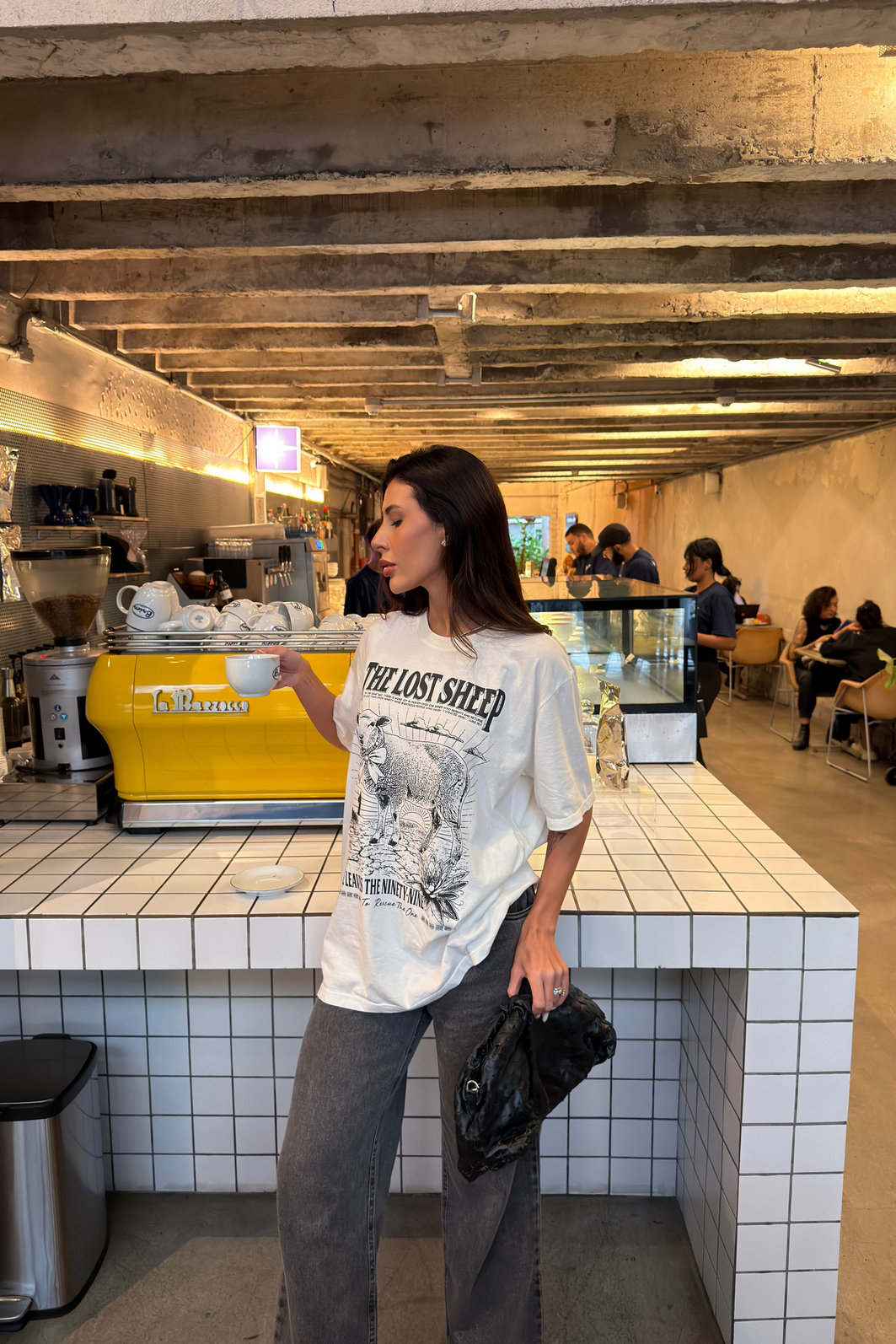 T-SHIRT OVERSIZED THE LOST SHEEP OFF WHITE