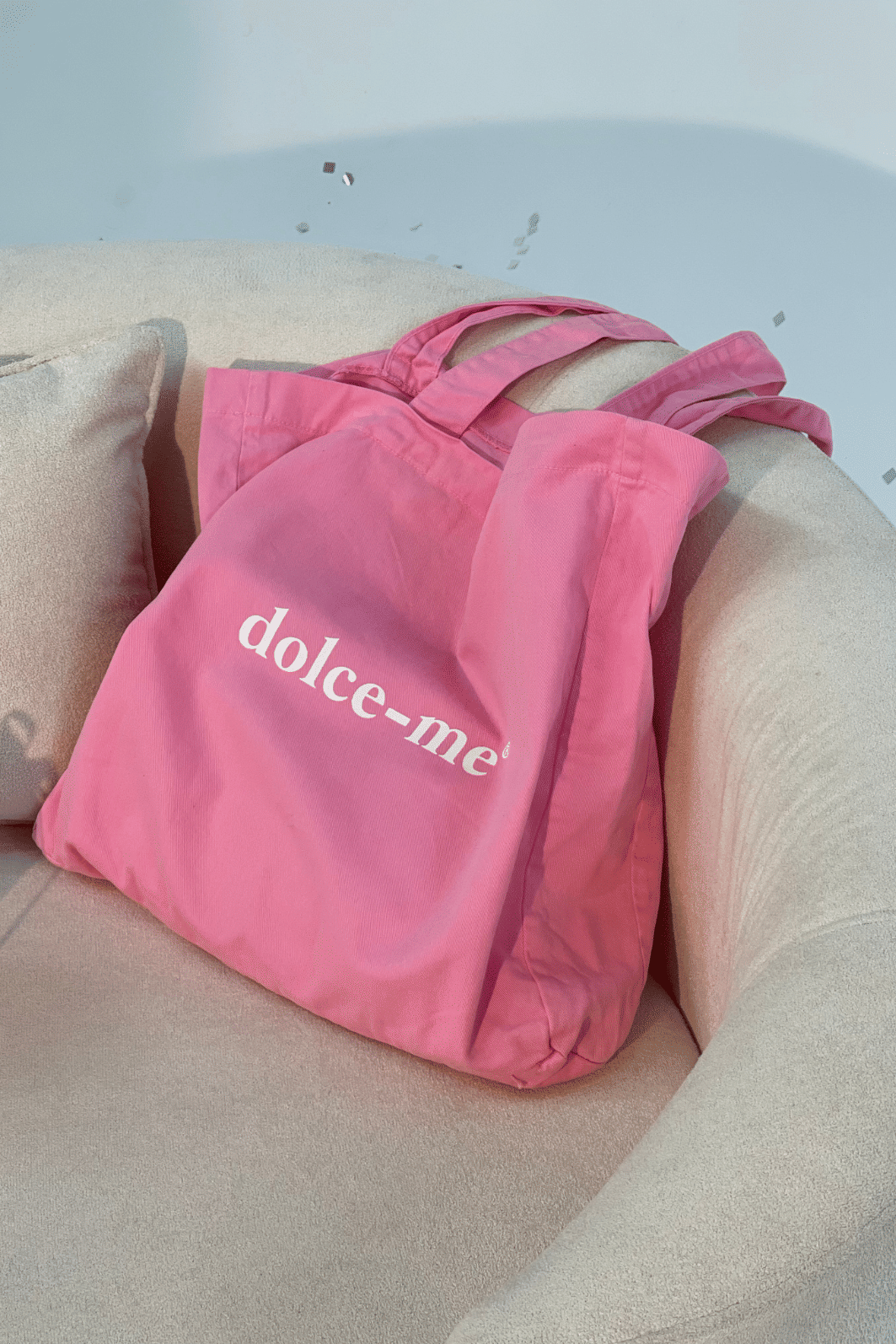 ECOBAG MARCA DOLCE-ME ROSA CREAM