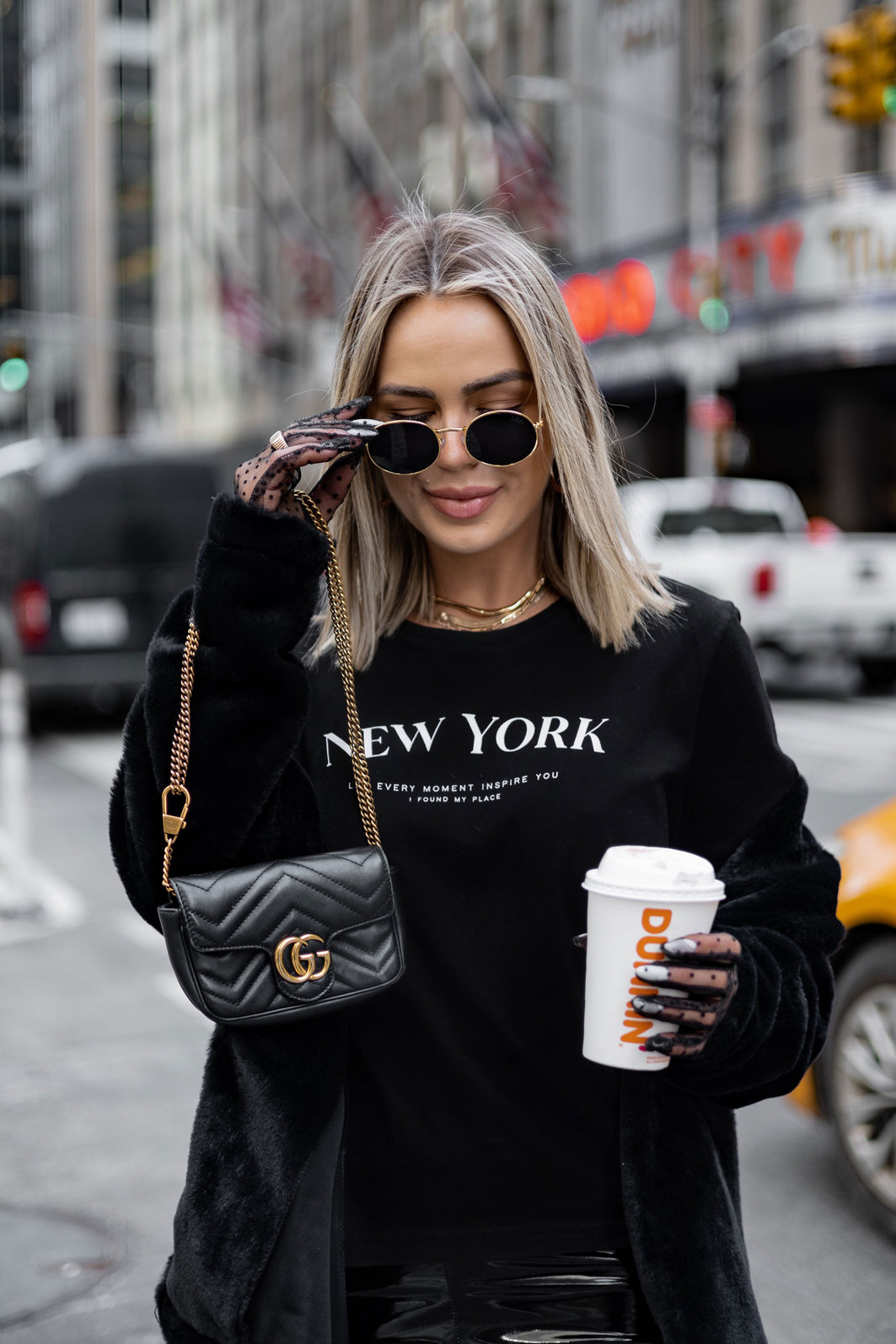 T-SHIRT ESTONADA NYC INSPIRE PRETO