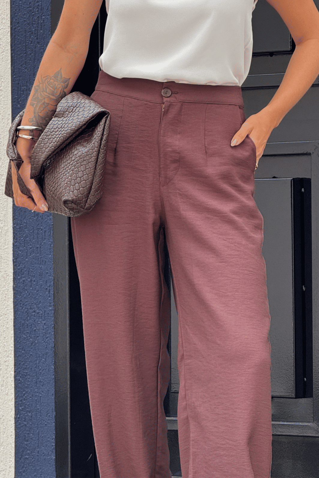 CALÇA ALFAIATARIA PORTOFINO MARROM