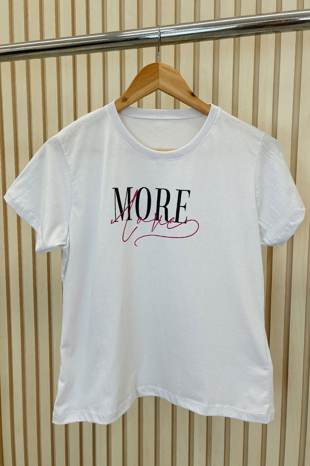 CAMISETA MORE LOVE BRANCO