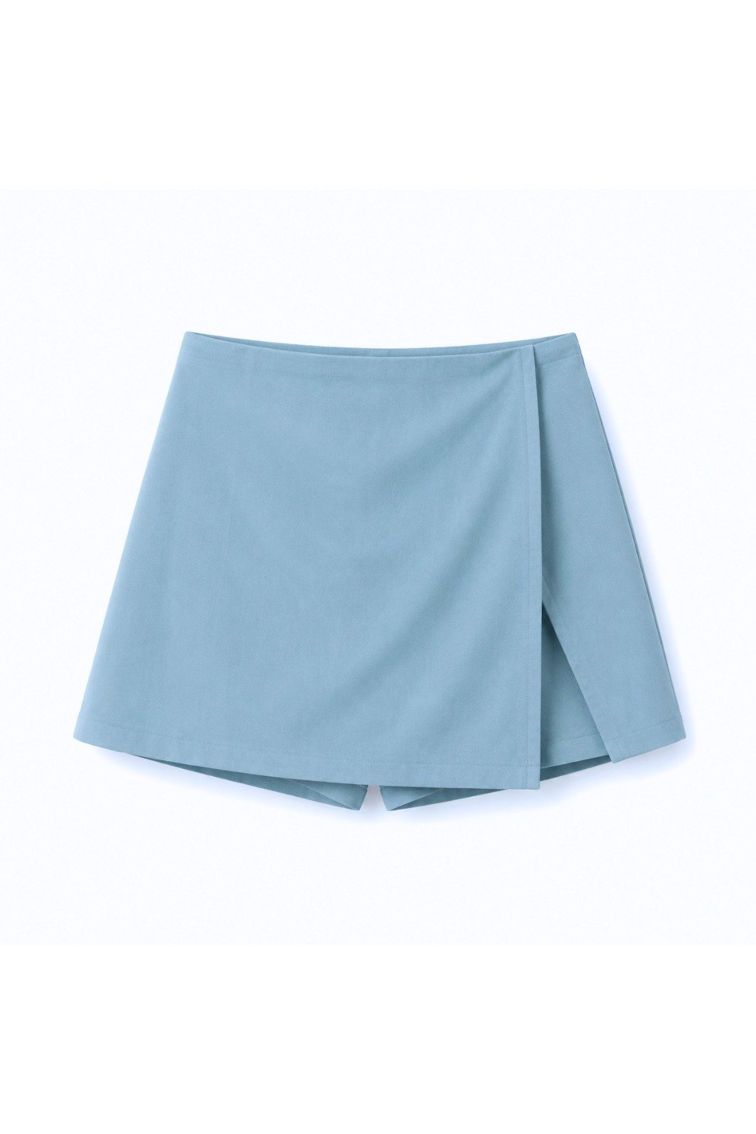 SHORTS SAIA COM ABERTURA FRONTAL ZAYA AZUL CLARO