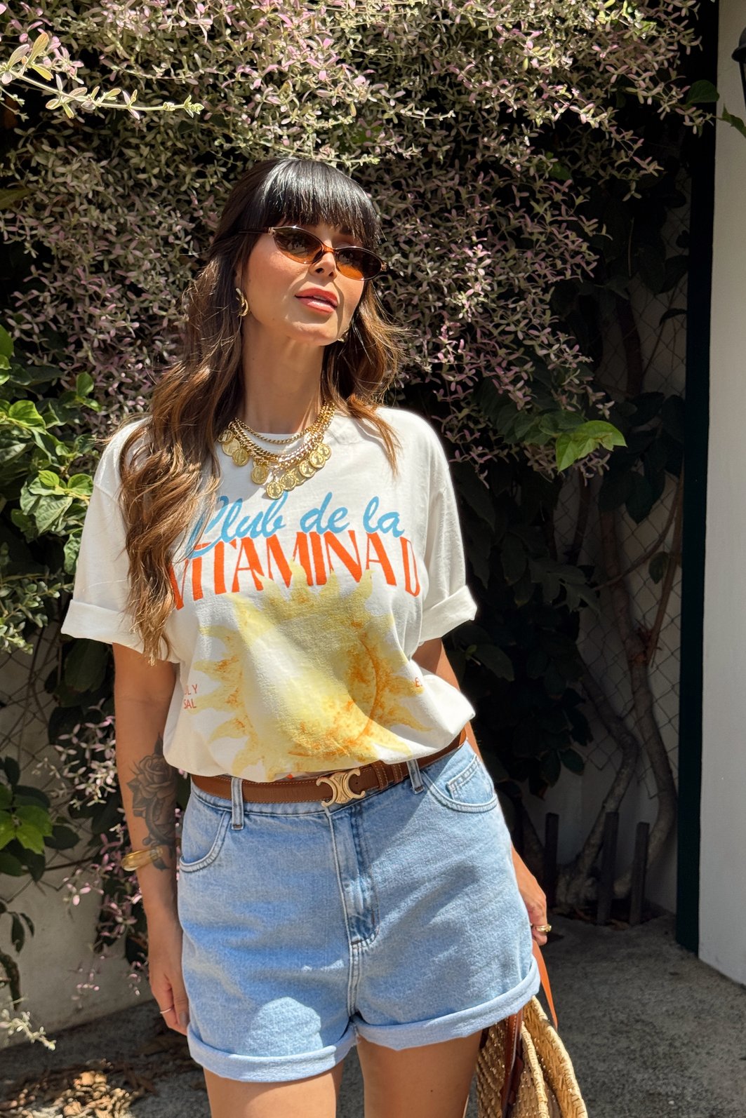 T-SHIRT OVERSIZED VITAMINA D OFF WHITE