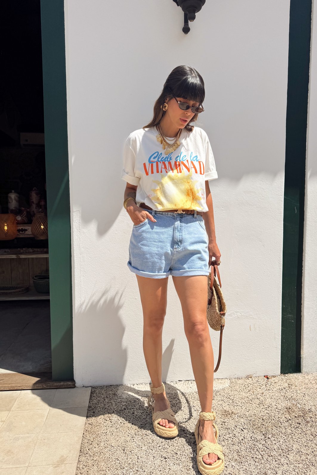 T-SHIRT OVERSIZED VITAMINA D OFF WHITE