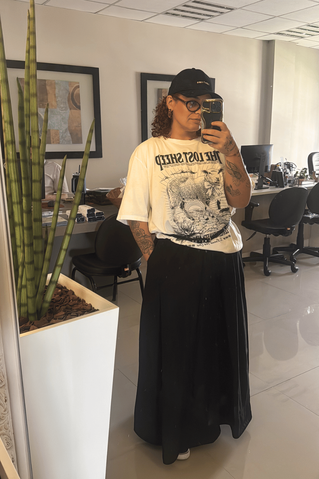 T-SHIRT OVERSIZED THE LOST SHEEP OFF WHITE