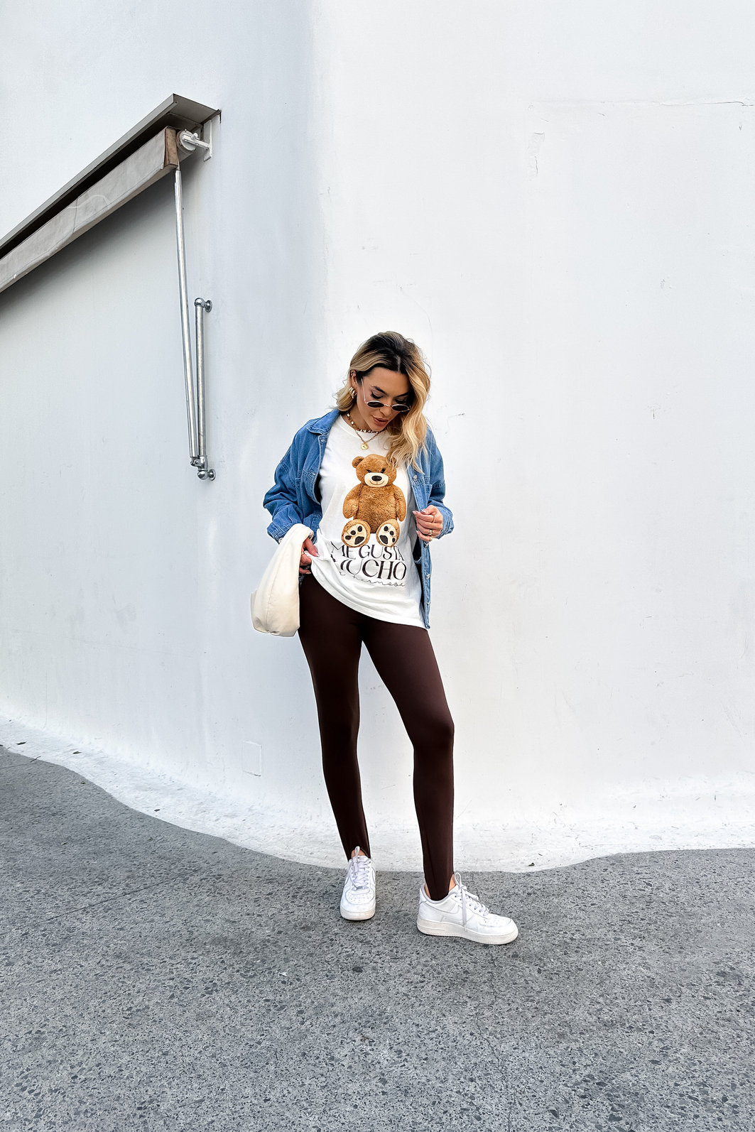 T-SHIRT OVERSIZED URSINHA ME GUSTA  OFF WHITE