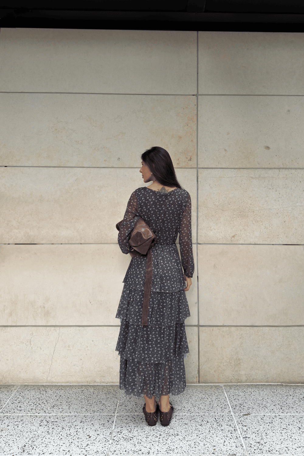 VESTIDO DE TULE ESTAMPADO CHIARA FLORAL