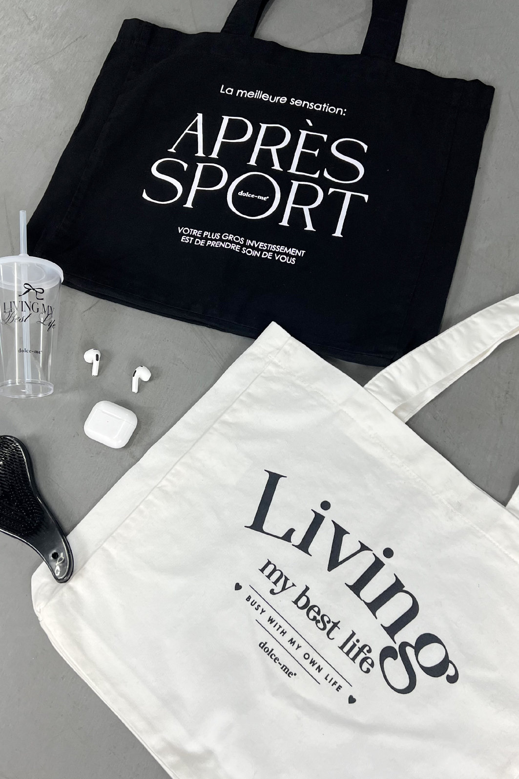 ECOBAG APRÈS SPORT PRETO