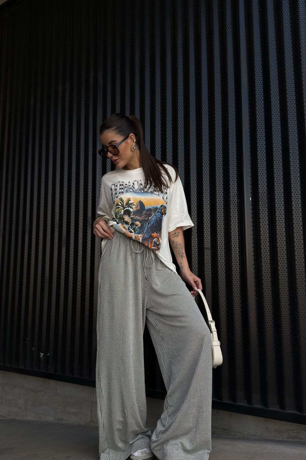 T-SHIRT OVERSIZED COPACABANA OFF WHITE