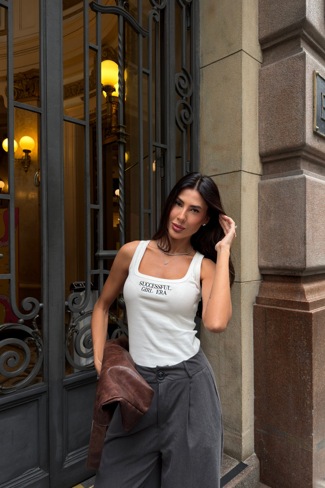 REGATA CAROL BORDADA GIRL ERA OFF WHITE