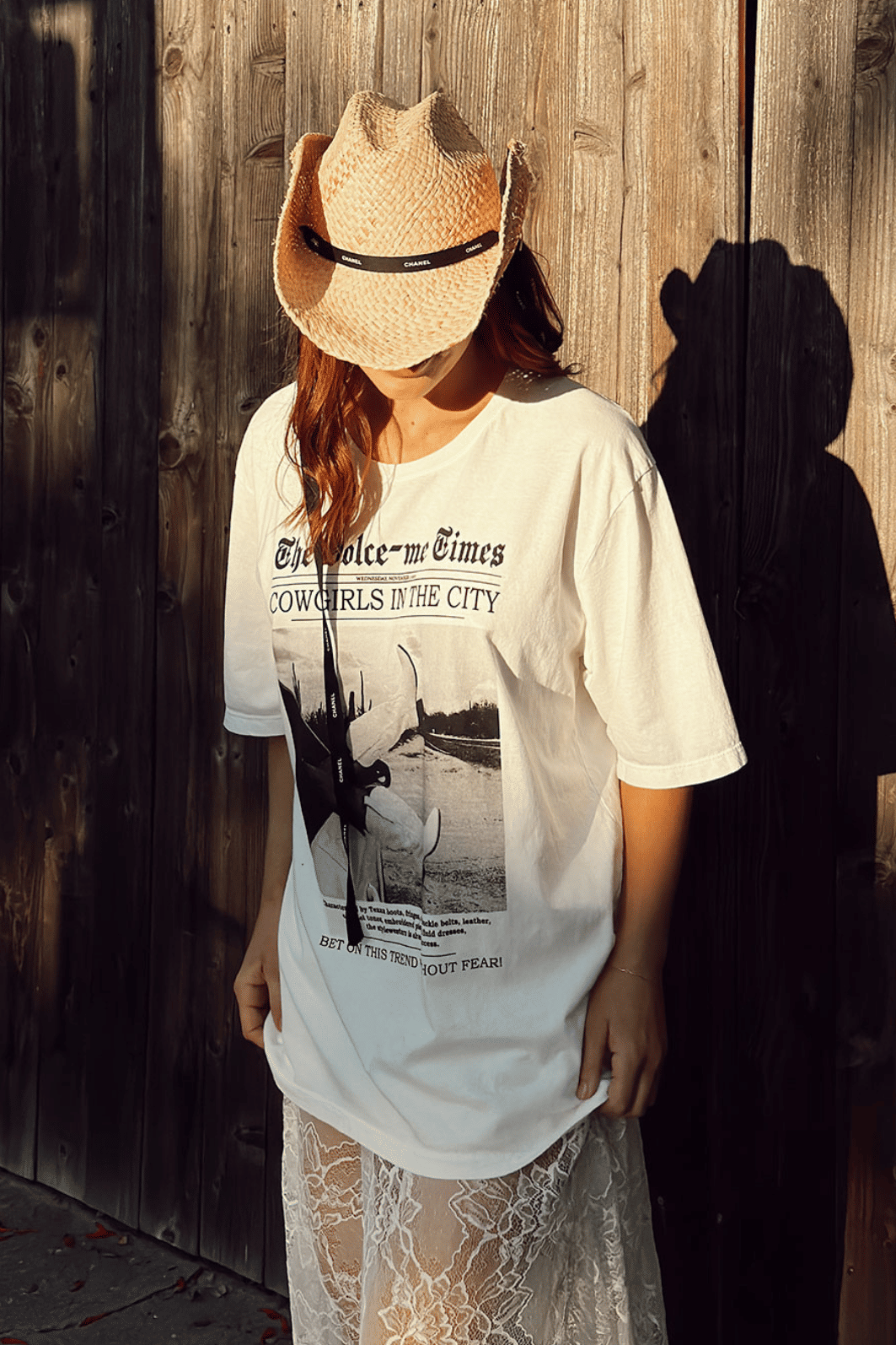 T-SHIRT OVERSIZED ESTONADA JOURNAL GIRLS OFF WHITE
