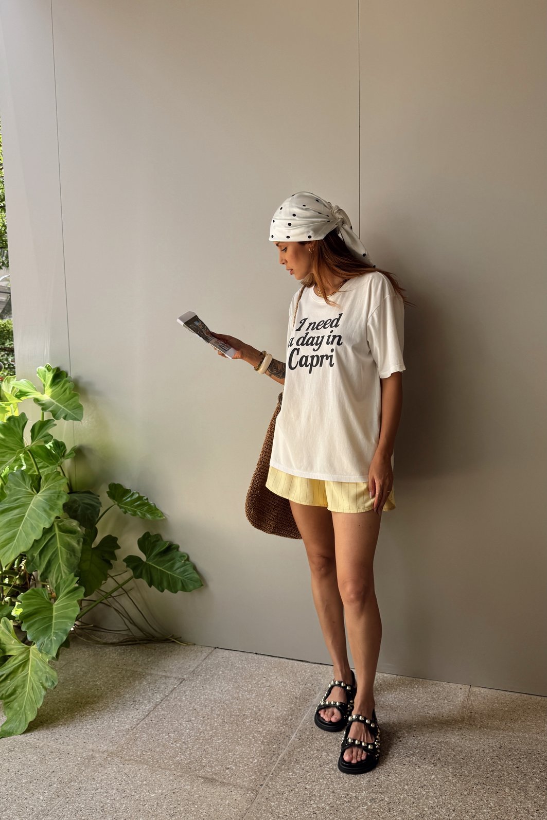 SHORTS ALFAIATARIA ELLEN AMARELO MANTEIGA