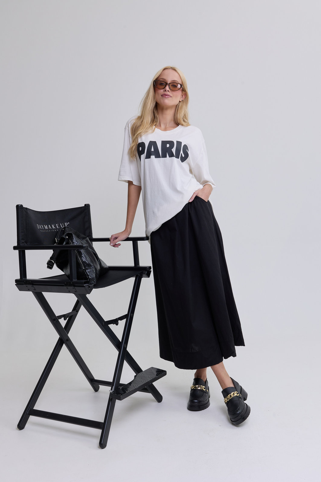 T-SHIRT OVERSIZED PARIS OFF WHITE