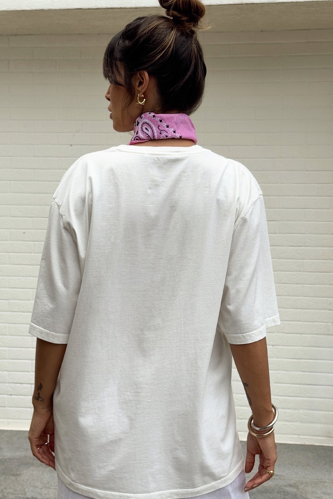 T-SHIRT OVERSIZED SICILIAN ORANGE OFF WHITE