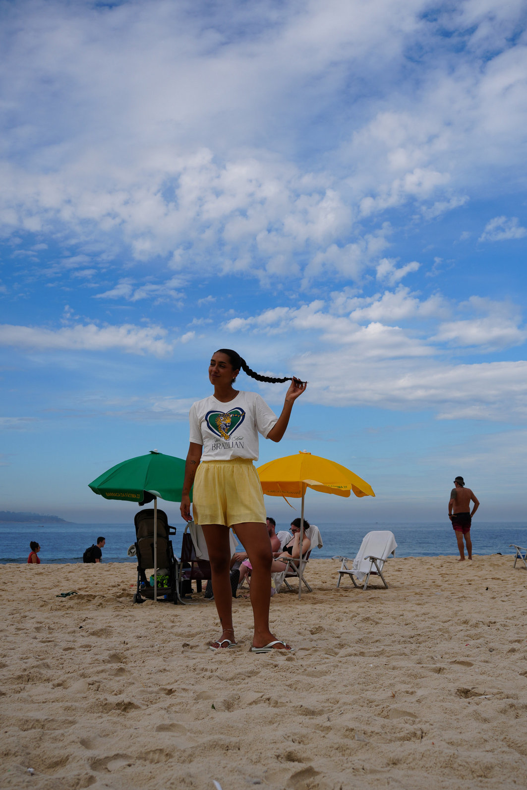 SHORTS ANA AMARELO MANTEIGA