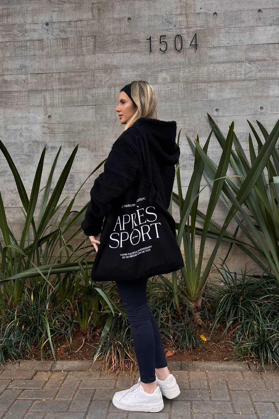 ECOBAG APRÈS SPORT PRETO