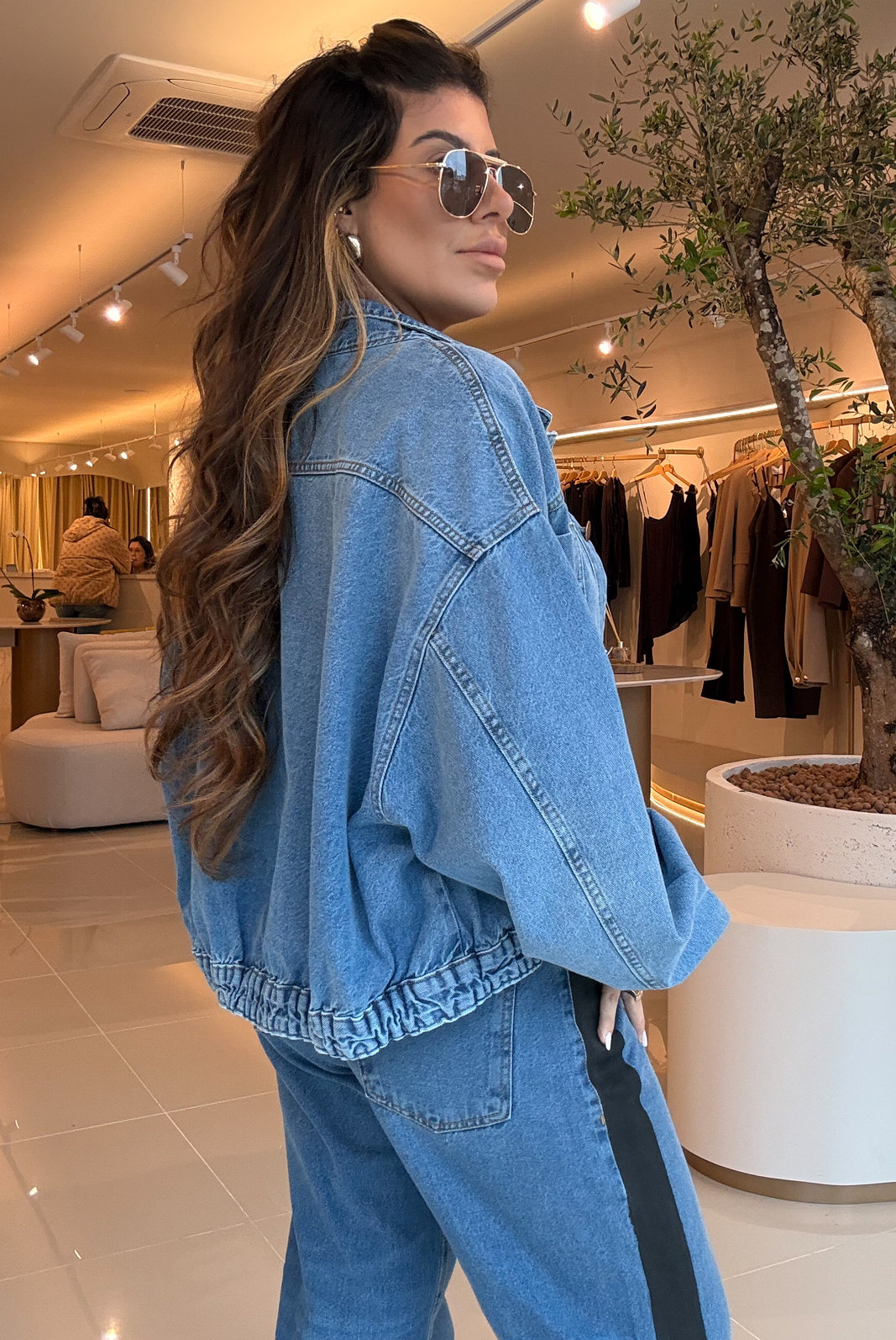 JAQUETA BOMBER JEANS VIRGINIA JAQUETA BOMBER JEANS VIRGINIA