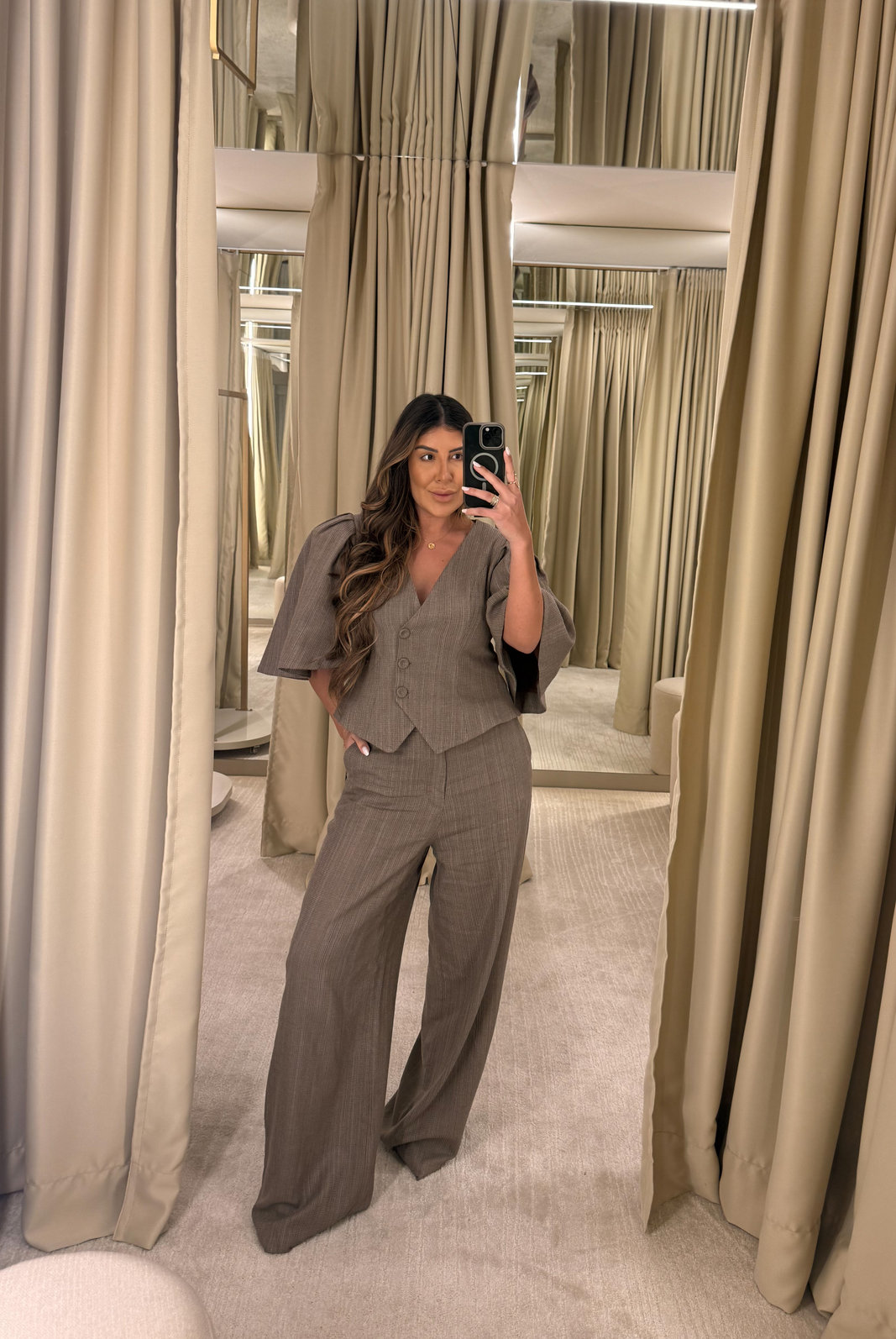 CALÇA FULL LENGTH ALFAIATARIA FLORA BO CALÇA FULL LENGTH ALFAIATARIA FLORA BO