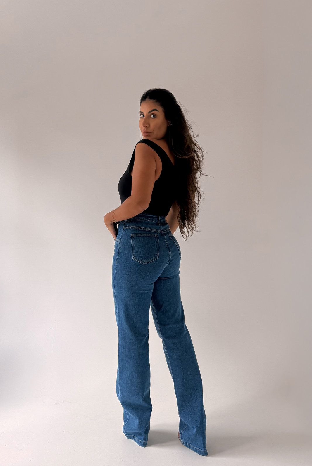 CALÇA JEANS POWER WIDE LEG STACY NIAH CALÇA JEANS POWER WIDE LEG STACY NIAH