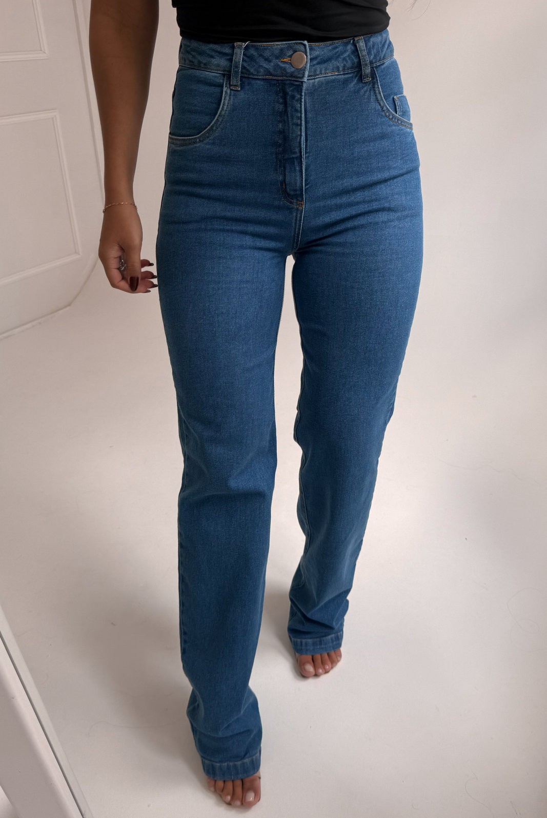 CALÇA JEANS POWER RETA STACY NIAH CALÇA JEANS POWER RETA STACY NIAH