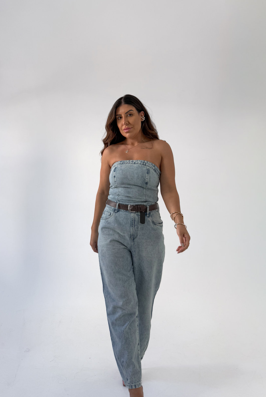 MACACÃO JEANS MELISSA MACACÃO JEANS MELISSA