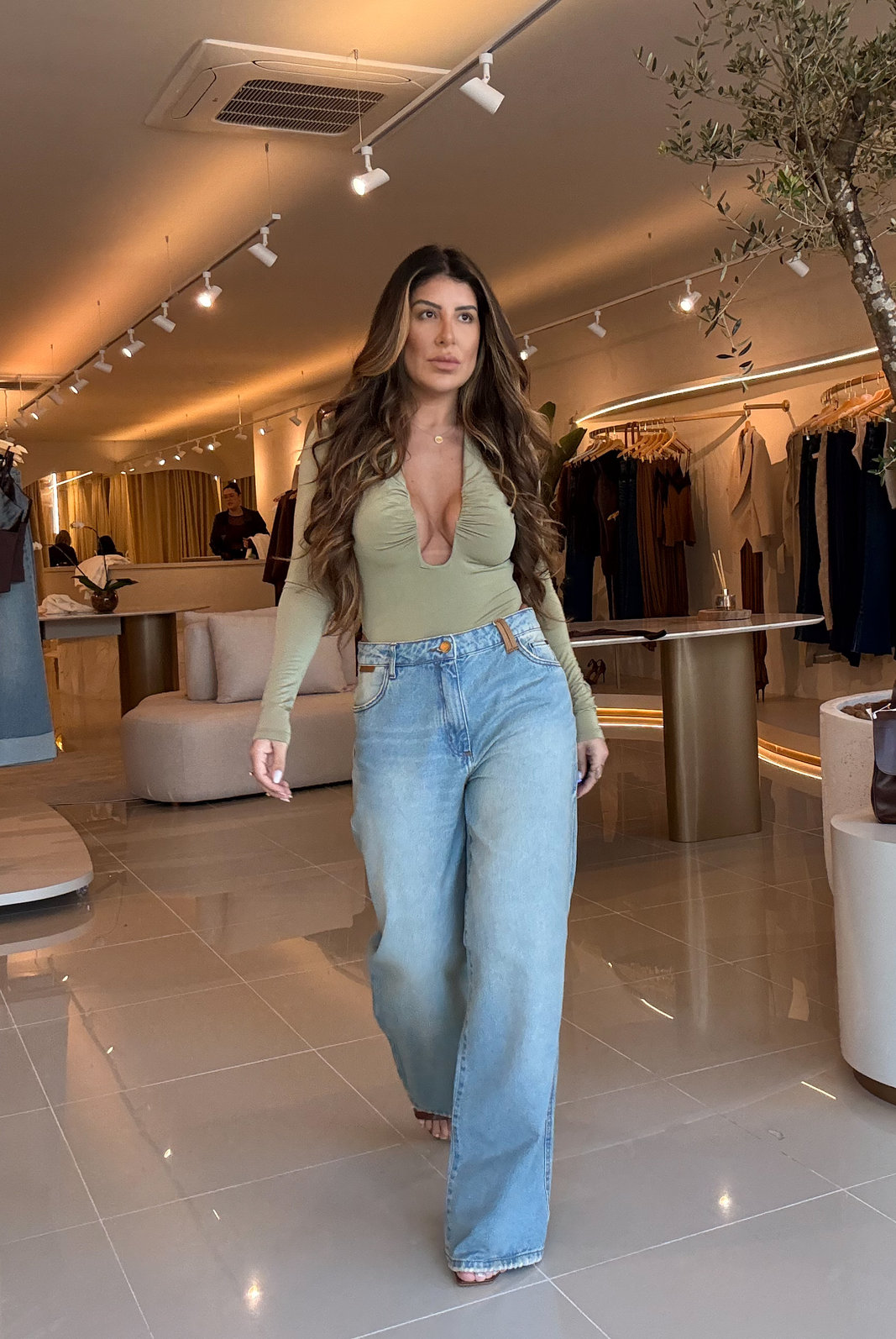 CALÇA JEANS FULL LENGTH CARINA LANÇA PERFUME CALÇA JEANS FULL LENGTH CARINA LANÇA PERFUME