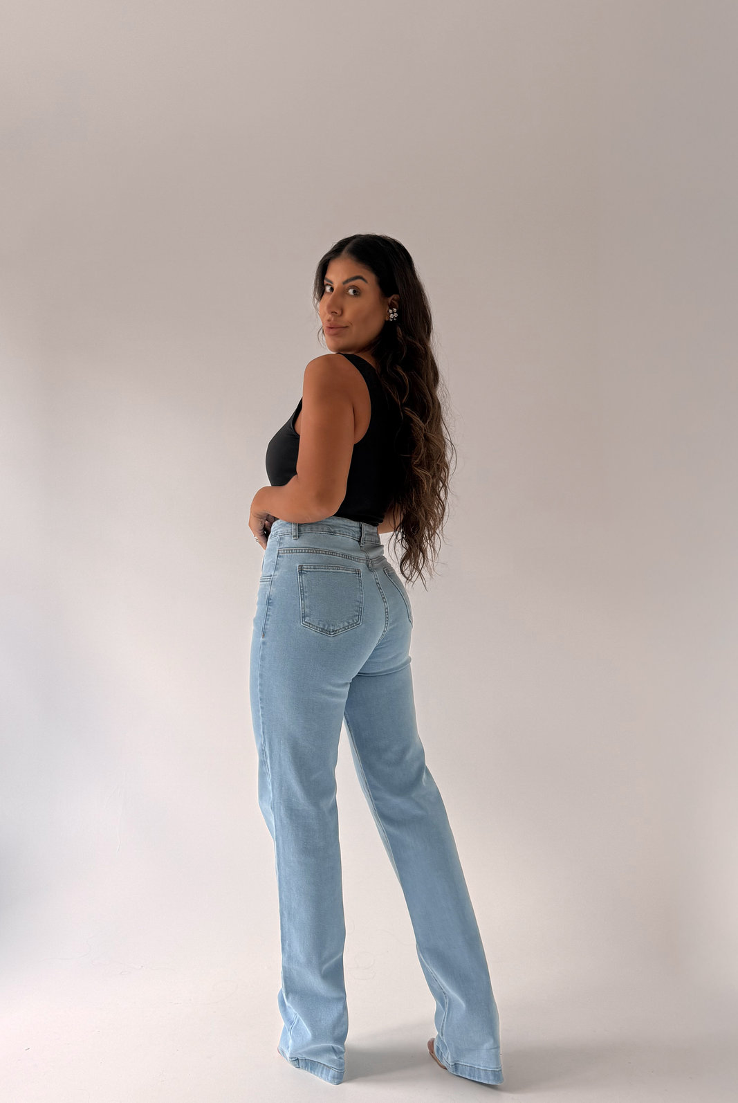 CALÇA JEANS POWER RETA LAÍS NIAH CALÇA JEANS POWER RETA LAÍS NIAH